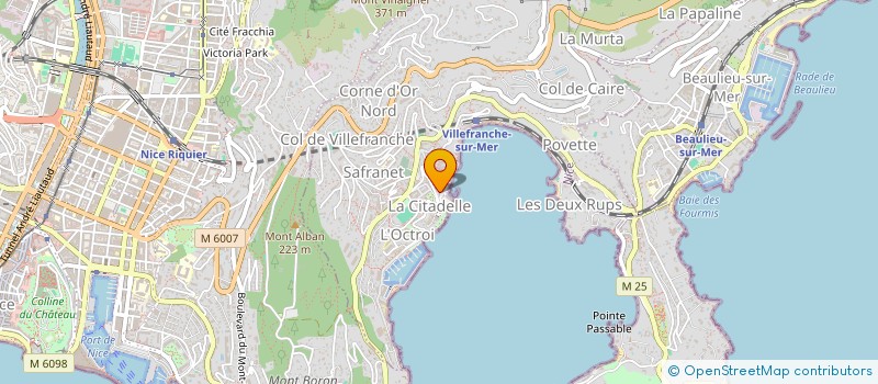 localisation de l'entreprise SCI M.1337 à VILLEFRANCHE-SUR-MER
