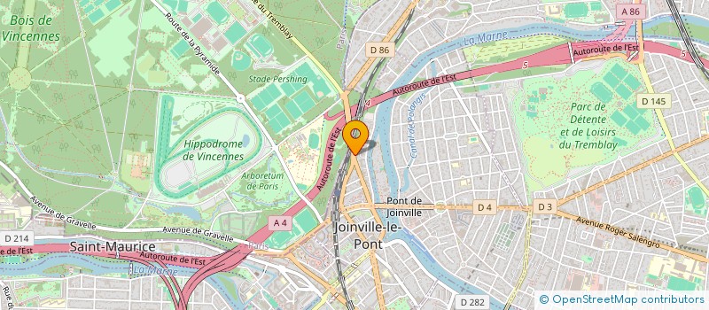 localisation de l'entreprise SCI M 2 à JOINVILLE-LE-PONT