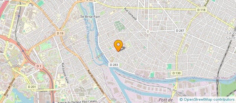 localisation de l'entreprise SCI M 2 à ST MAUR DES FOSSES