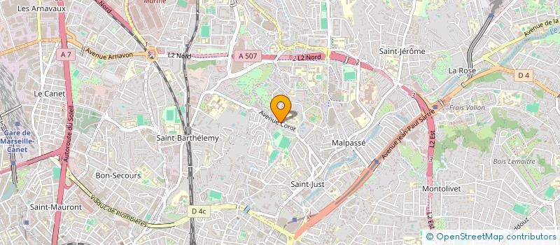 localisation de l'entreprise SCI M.2.H à MARSEILLE
