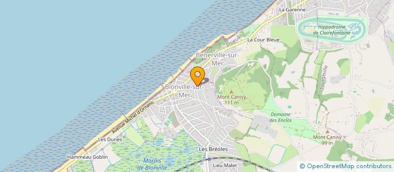 localisation de l'entreprise SCI M 3 J à BLONVILLE-SUR-MER