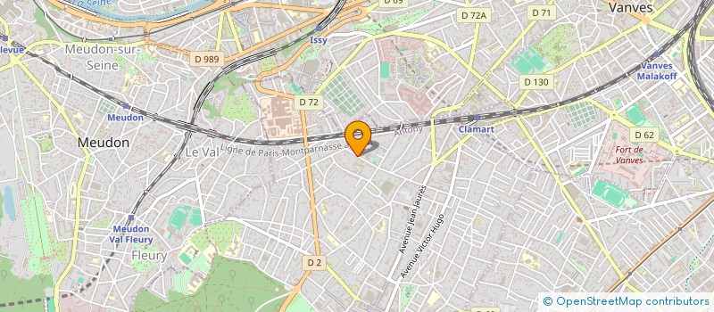localisation de l'entreprise SCI M 3 J  CLAMART