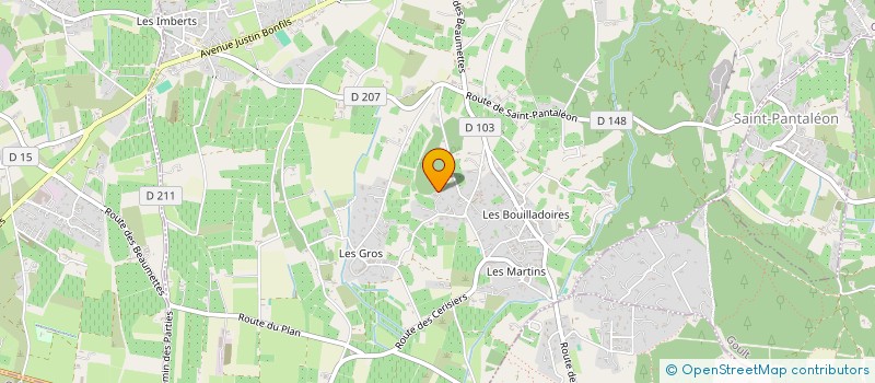 localisation de l'entreprise SCI M 4  GORDES