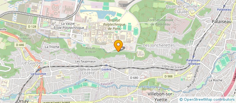 localisation de l'entreprise SCI M.4.B. à PALAISEAU