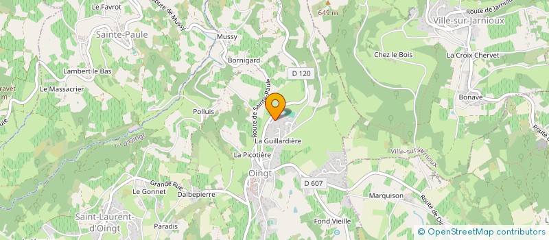 localisation de l'entreprise SCI M  LETRA