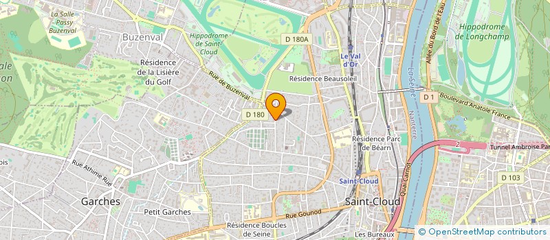 localisation de l'entreprise SCI M 41 à SAINT-CLOUD