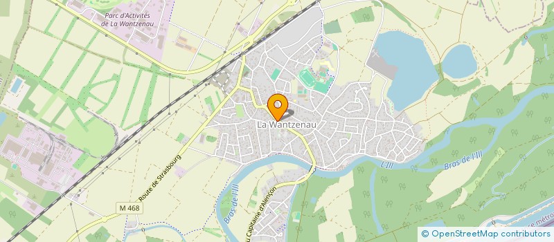 localisation de l'entreprise SCI M  LA WANTZENAU