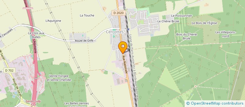 localisation de l'entreprise SCI M à CERCOTTES