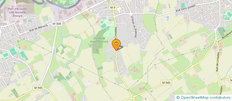 localisation de l'entreprise SCI - M  WERVICQ-SUD