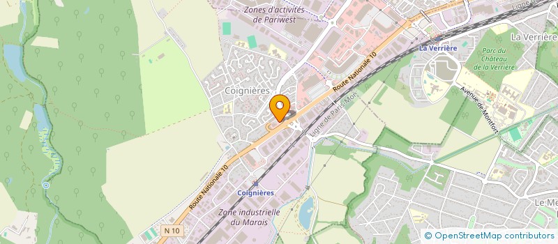 localisation de l'entreprise SCI  M.A. à COIGNIERES