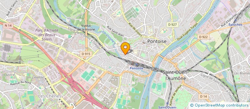 localisation de l'entreprise SCI M & A  PONTOISE