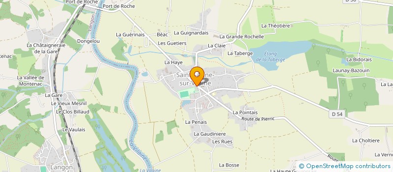 localisation de l'entreprise SCI M.A  SAINTE-ANNE-SUR-VILAINE