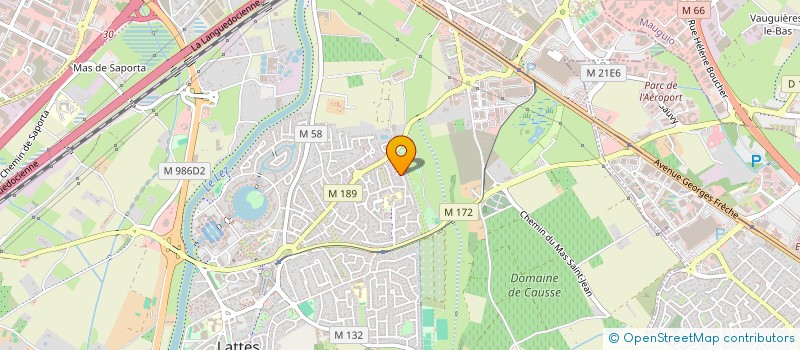 localisation de l'entreprise SCI M.A. à LATTES