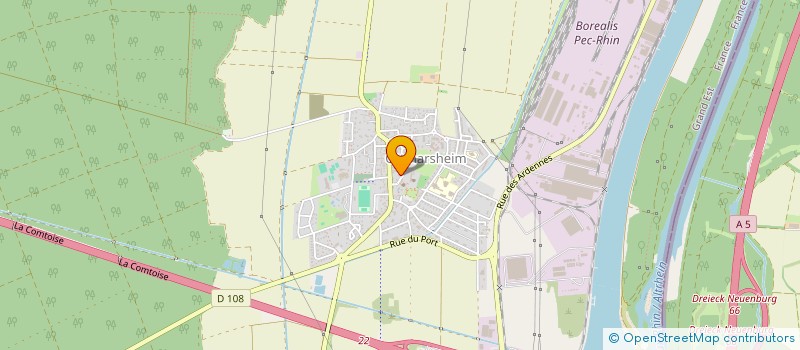 localisation de l'entreprise SCI M A A C  OTTMARSHEIM