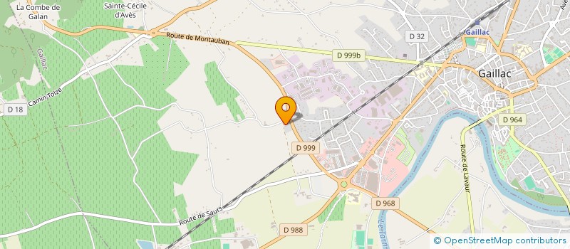 localisation de l'entreprise SCI M.A.A.H. à GAILLAC