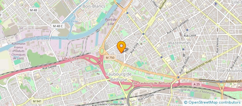 localisation de l'entreprise SCI M.A.B. à LILLE