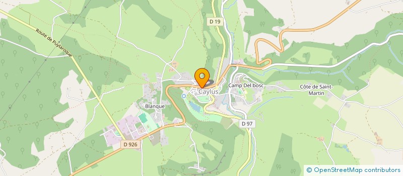 localisation de l'entreprise SCI M.A.C. 3  CAYLUS