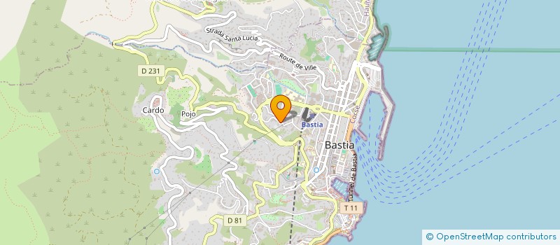 localisation de l'entreprise SCI M.A.C.A à BASTIA