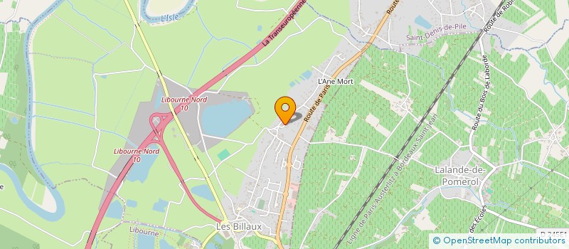 localisation de l'entreprise SCI M.A.C.J.P.  LES BILLAUX