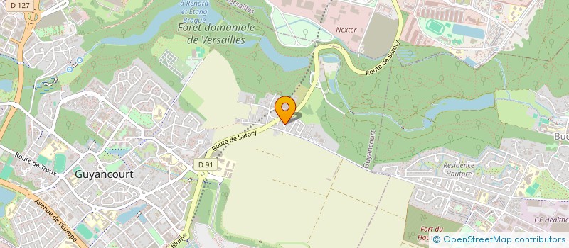 localisation de l'entreprise SCI M.A.D.  GUYANCOURT