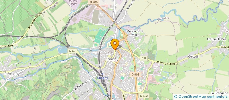 localisation de l'entreprise SCI M.A.D.C  CHAGNY