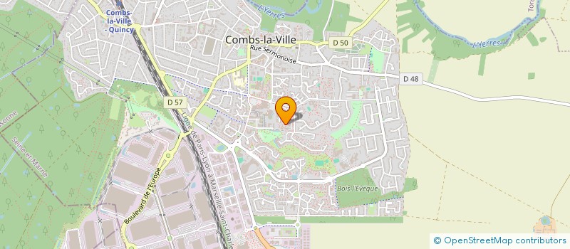 localisation de l'entreprise SCI M.A.D MOTHER AND DAUGHTER  COMBS-LA-VILLE