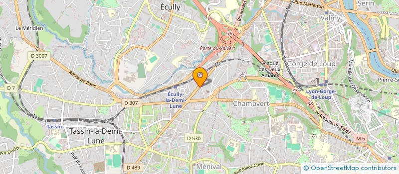 localisation de l'entreprise SCI M.A.E  TASSIN-LA-DEMI-LUNE