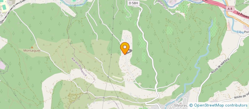 localisation de l'entreprise SCI M.A.E.  MEYREUIL