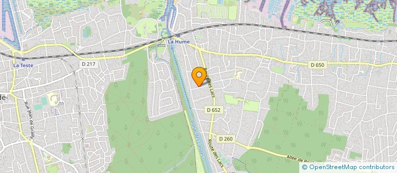 localisation de l'entreprise SCI M.A.F.M  GUJAN-MESTRAS