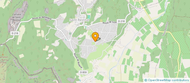 localisation de l'entreprise SCI M.A.G.  SAINT-RESTITUT