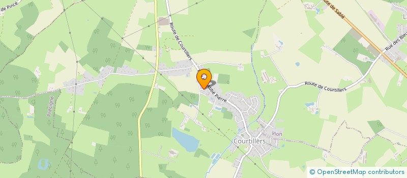 localisation de l'entreprise SCI M.A.G.  COURTILLERS