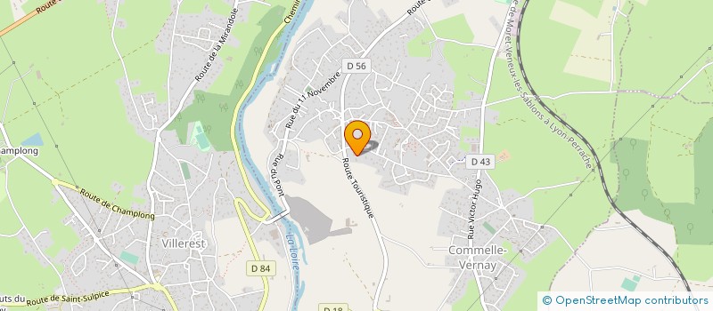 localisation de l'entreprise SCI M.A.I. à COMMELLE-VERNAY