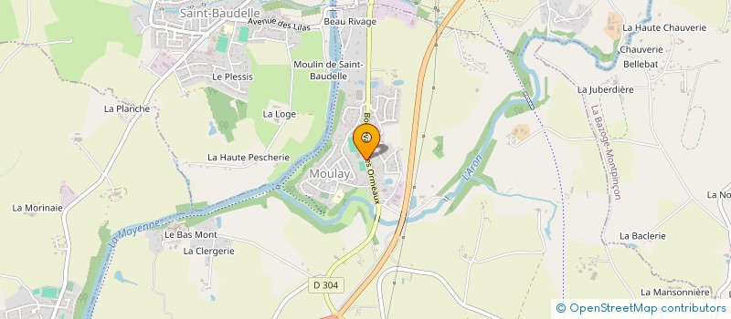 localisation de l'entreprise SCI M.A.I.  MOULAY