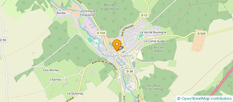 localisation de l'entreprise SCI M.A.I.S  SAINT-SAENS