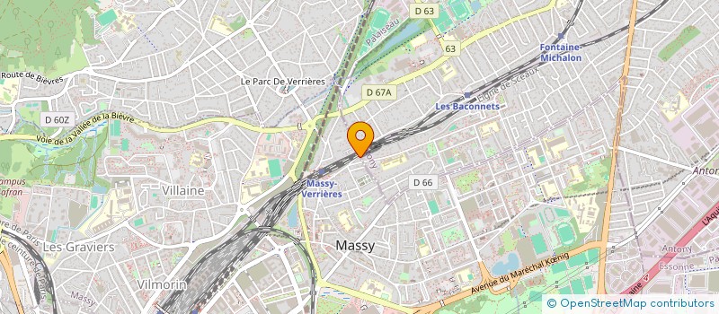 localisation de l'entreprise SCI M.A IMMOBILIERE à MASSY
