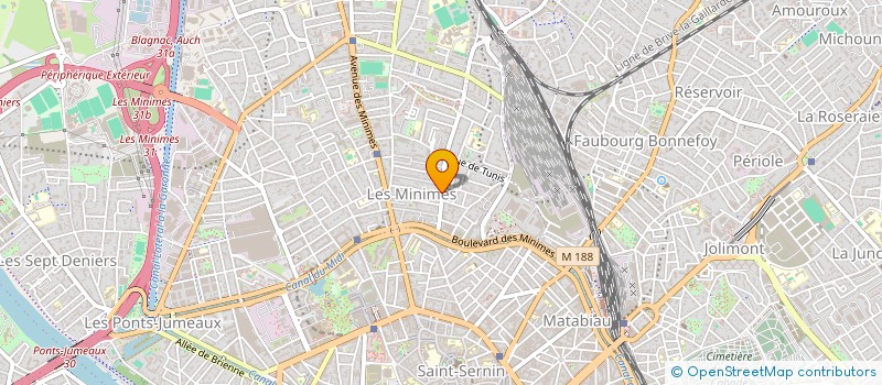 localisation de l'entreprise SCI M.A.J à TOULOUSE