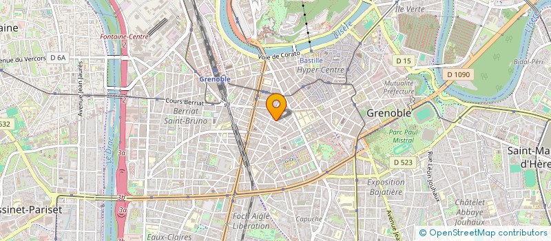 localisation de l'entreprise SCI M.A.L.N.  GRENOBLE