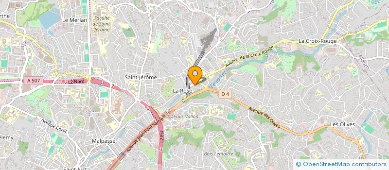 localisation de l'entreprise SCI M.A.M à MARSEILLE