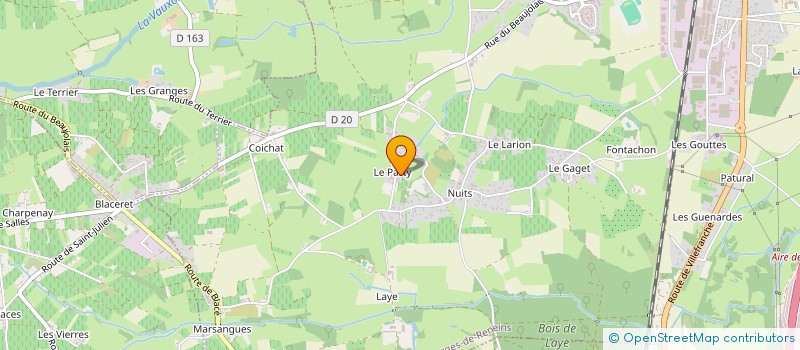 localisation de l'entreprise SCI M.A.M.V.  SAINT-GEORGES-DE-RENEINS