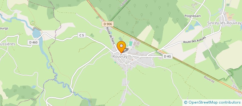 localisation de l'entreprise SCI M.A.P.  ROUVRAY