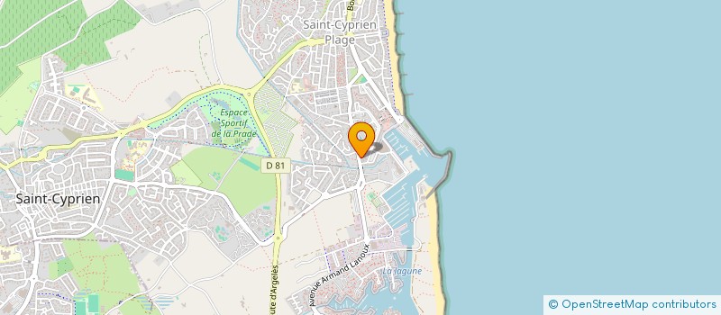 localisation de l'entreprise SCI M.A.R.C.  SAINT-CYPRIEN