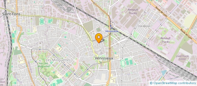 localisation de l'entreprise SCI M.A.R.O  VENISSIEUX