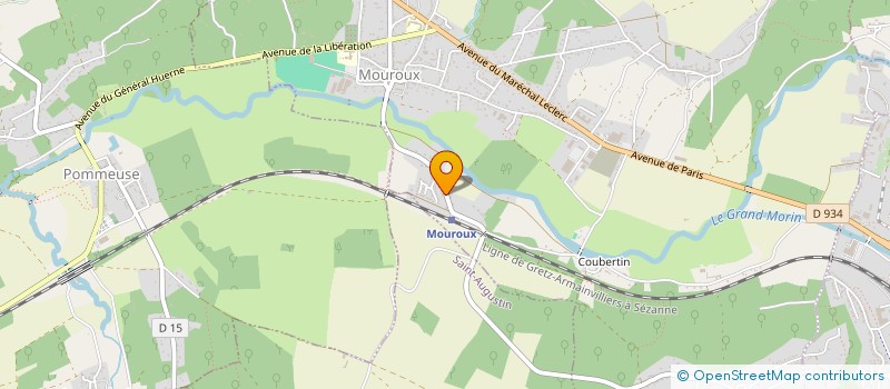 localisation de l'entreprise SCI M.A.R.S  MOUROUX