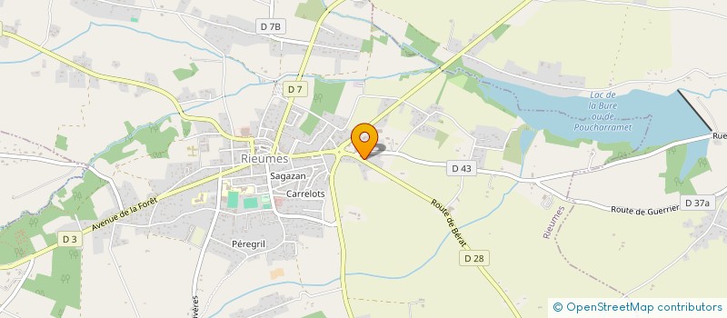 localisation de l'entreprise SCI M.A.S.  RIEUMES