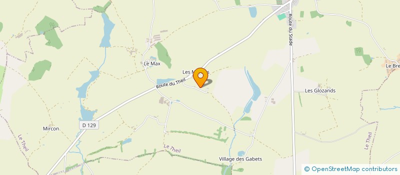 localisation de l'entreprise SCI M.A.T  CRESSANGES