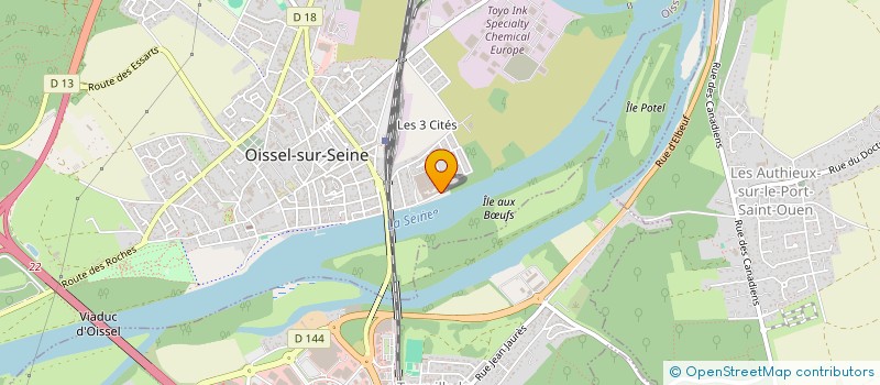 localisation de l'entreprise SCI M A V  OISSEL