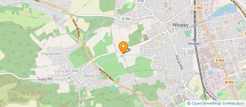 localisation de l'entreprise SCI M.A.V  LORRY-LES-METZ