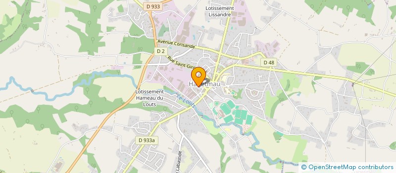 localisation de l'entreprise SCI M.B.  HAGETMAU