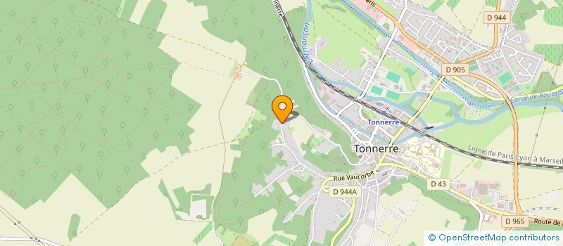 localisation de l'entreprise SCI M B  TONNERRE