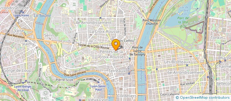 localisation de l'entreprise SCI M. B. à LYON